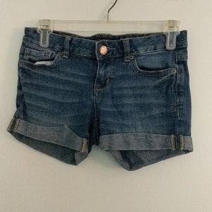 Aeropostale midi jean shorts